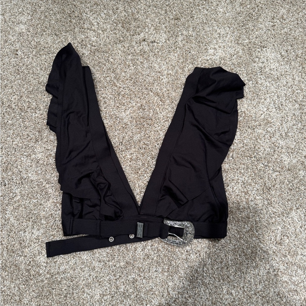 Onia Black bikini top